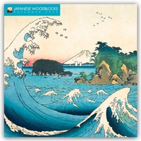 Bild vergrößern Bild: Japanese Woodblocks - Japanische Holzschnitte 2025 - Flame Tree Publishing