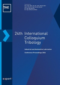 Abbildung von: 24th International Colloquium Tribology - expert verlag
