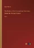 Cover: The Works of that Learned and Judicious Divine Mr. Richard Hooker - Outlook Verlag