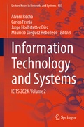 Cover: Information Technology and Systems - Springer