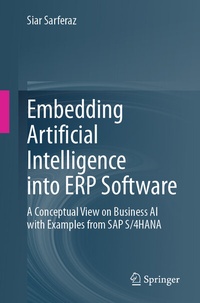 Enlarge image Cover: Embedding Artificial Intelligence into ERP Software - Springer
