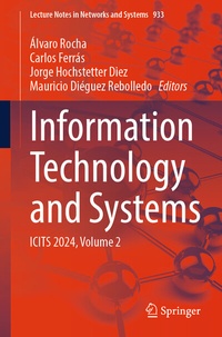 Enlarge image Cover: Information Technology and Systems - Springer