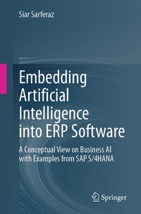 Enlarge image Cover: Embedding Artificial Intelligence into ERP Software - Springer