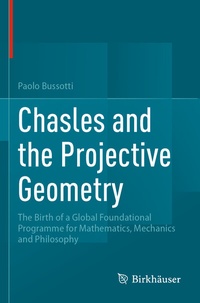 Abbildung von: Chasles and the Projective Geometry - Birkhäuser