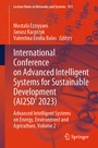 Cover: International Conference on Advanced Intelligent Systems for Sustainable Development (AI2SD'2023) - Springer