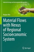 Cover: Material Flows with Nexus of Regional Socioeconomic System - Springer