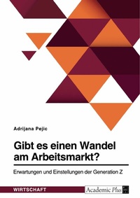 Abbildung von: Gibt es einen Wandel am Arbeitsmarkt? Erwartungen und Einstellungen der Generation Z - GRIN Verlag