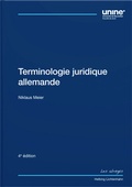 Cover: Terminologie juridique allemande - Helbing & Lichtenhahn