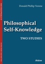Cover: Philosophical Self-Knowledge - ibidem