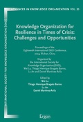 Cover: Knowledge Organization for Resilience in Times of Crisis: Challenges and Opportunities - Nomos