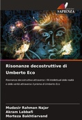 Cover: Risonanze decostruttive di Umberto Eco - Edizioni Sapienza