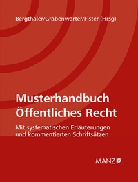 Abbildung von: Musterhandbuch Öffentliches Recht - Manz