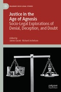 Cover: Justice in the Age of Agnosis - Palgrave Macmillan
