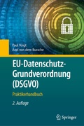 Abbildung von: EU-Datenschutz-Grundverordnung (DSGVO) - Springer