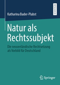 Abbildung von: Natur als Rechtssubjekt - Springer