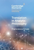 Bild: Translation in Analytic Philosophy - Cambridge University Press