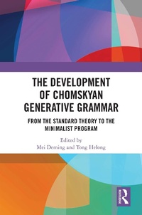 Abbildung von: The Development of Chomskyan Generative Grammar - Routledge