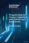 Cover: Programming for Corpus Linguistics with Python and Dataframes - Cambridge University Press