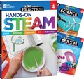 Cover: 180 Days (TM): STEAM, Science, & Math Grade 4: 3-Book Set - Shell Educational Publishing