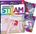 Cover: 180 Days (TM): STEAM, Science, & Math Grade 5: 3-Book Set - Shell Educational Publishing