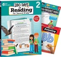 Cover: 180 Days (TM): Reading, High-Frequency Words, & Printing Grade 2: 3-Book Set - Shell Educational Publishing