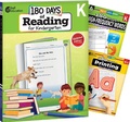 Cover: 180 Days (TM): Reading, High-Frequency Words, & Printing Grade K: 3-Book Set - Shell Educational Publishing