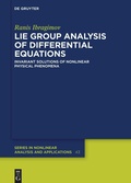 Cover: Lie Group Analysis of Differential Equations - De Gruyter