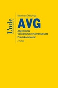 Cover: AVG | Allgemeines Verwaltungsverfahrensgesetz - Linde