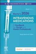 Cover: Elsevier's 2026 Intravenous Medications - Churchill Livingstone