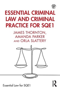 Abbildung von: Essential Criminal Law and Criminal Practice for SQE1 - Routledge