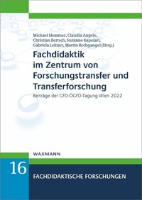 Abbildung von: Fachdidaktik im Zentrum von Forschungstransfer und Transferforschung - Waxmann Verlag GmbH