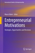 Cover: Entrepreneurial Motivations - Springer