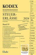 Cover: KODEX Steuer-Erl&auml;sse 2024, Band IV - Linde