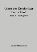 Cover: Ahnen der Geschwister Preuschhof - BoD - Books on Demand