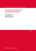 Cover: Geschlecht im Familienrecht - eine &uuml;berholte Kategorie? - Wolfgang Metzner Verlag