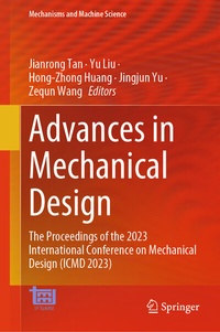 Enlarge image Cover: Advances in Mechanical Design - Springer