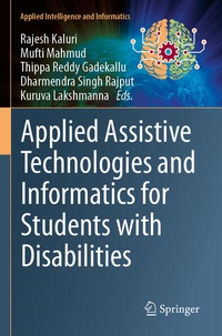 Enlarge image Cover: Applied Assistive Technologies and Informatics for Students with Disabilities - Springer