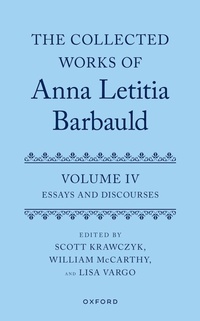 Enlarge image Cover: The Collected Works of Anna Letitia Barbauld: Volume 4 - Oxford University Press
