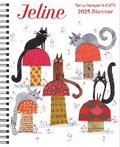 Cover: Feline 12-Month 2025 Monthly/Weekly Planner Calendar - Andrews McMeel Publishing