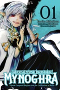 Cover: Apocalypse Bringer Mynoghra, Vol. 1 (manga) - Yen Press