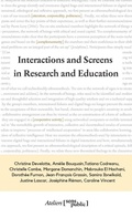 Cover: Interactions and Screens in Research and Education - Les ateliers de [sens public]