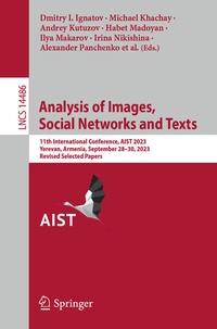 Abbildung von: Analysis of Images, Social Networks and Texts - Springer