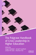 Cover: The Palgrave Handbook of Crisis Leadership in Higher Education - Palgrave Macmillan