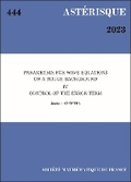 Cover: Parametrix for Wave Equations on a Rough Background IV: Control of the Error Term - Societe mathematique de France