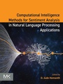Cover: Computational Intelligence Methods for Sentiment Analysis in Natural Language Processing Applications - Morgan Kaufmann