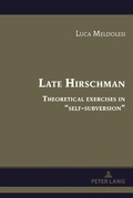 Cover: Late Hirschman - Peter Lang Verlag