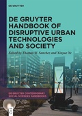Cover: De Gruyter Handbook of Disruptive Urban Technologies and Society - De Gruyter