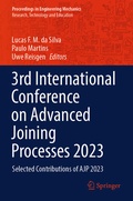 Cover: 3rd International Conference on Advanced Joining Processes 2023 - Springer