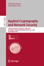 Cover: Applied Cryptography and Network Security - Springer