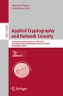 Cover: Applied Cryptography and Network Security - Springer
